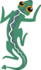 Crawling Lizard Clip Art